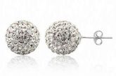 Brinco de Prata 925 com Cristais Swarovsky